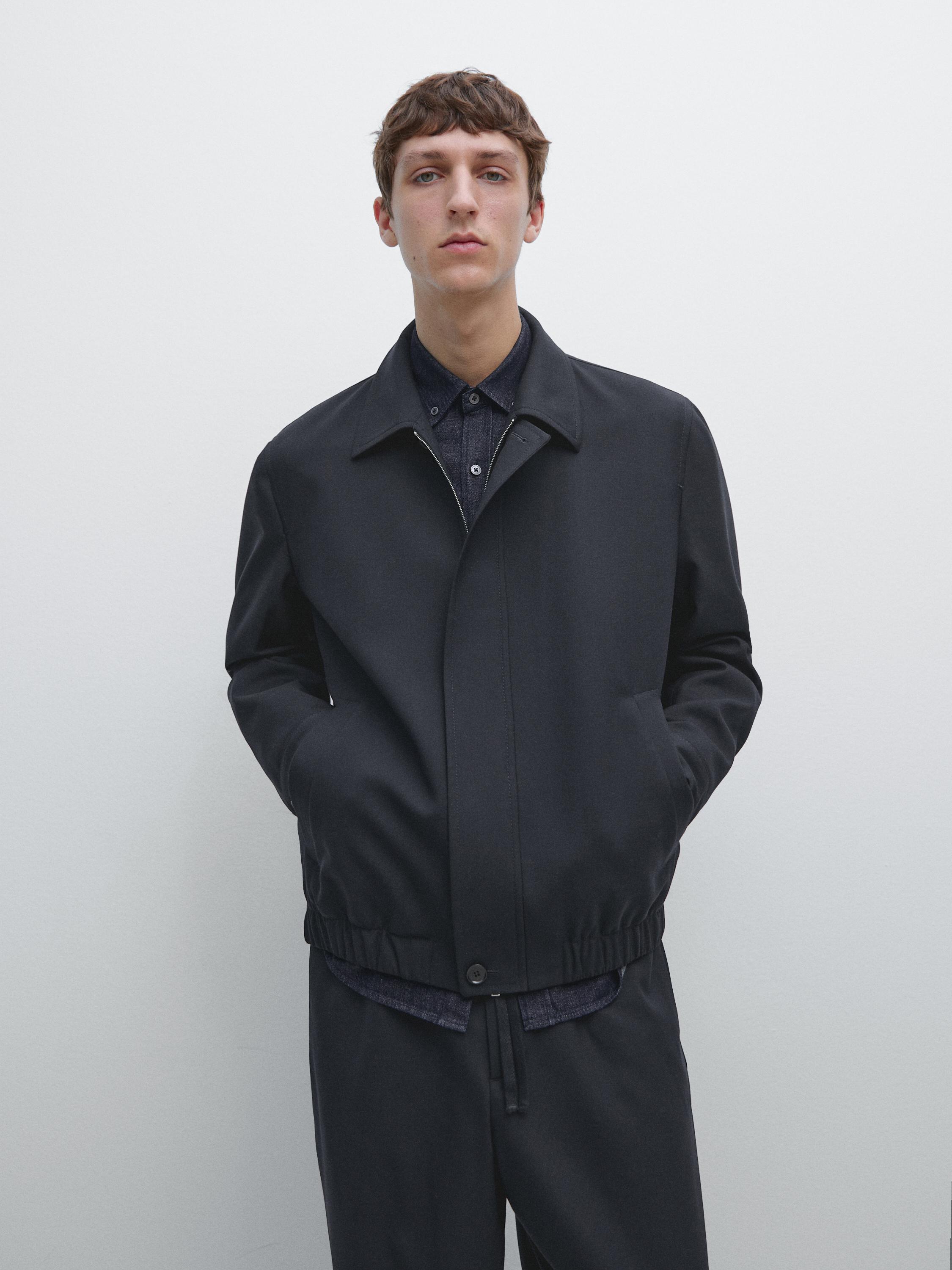 Blouson total look laine froide